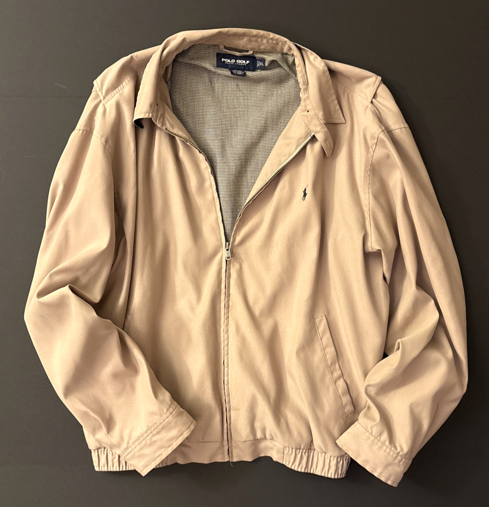 Polo Ralph Lauren Men's Beige Golf Jacket Size XL